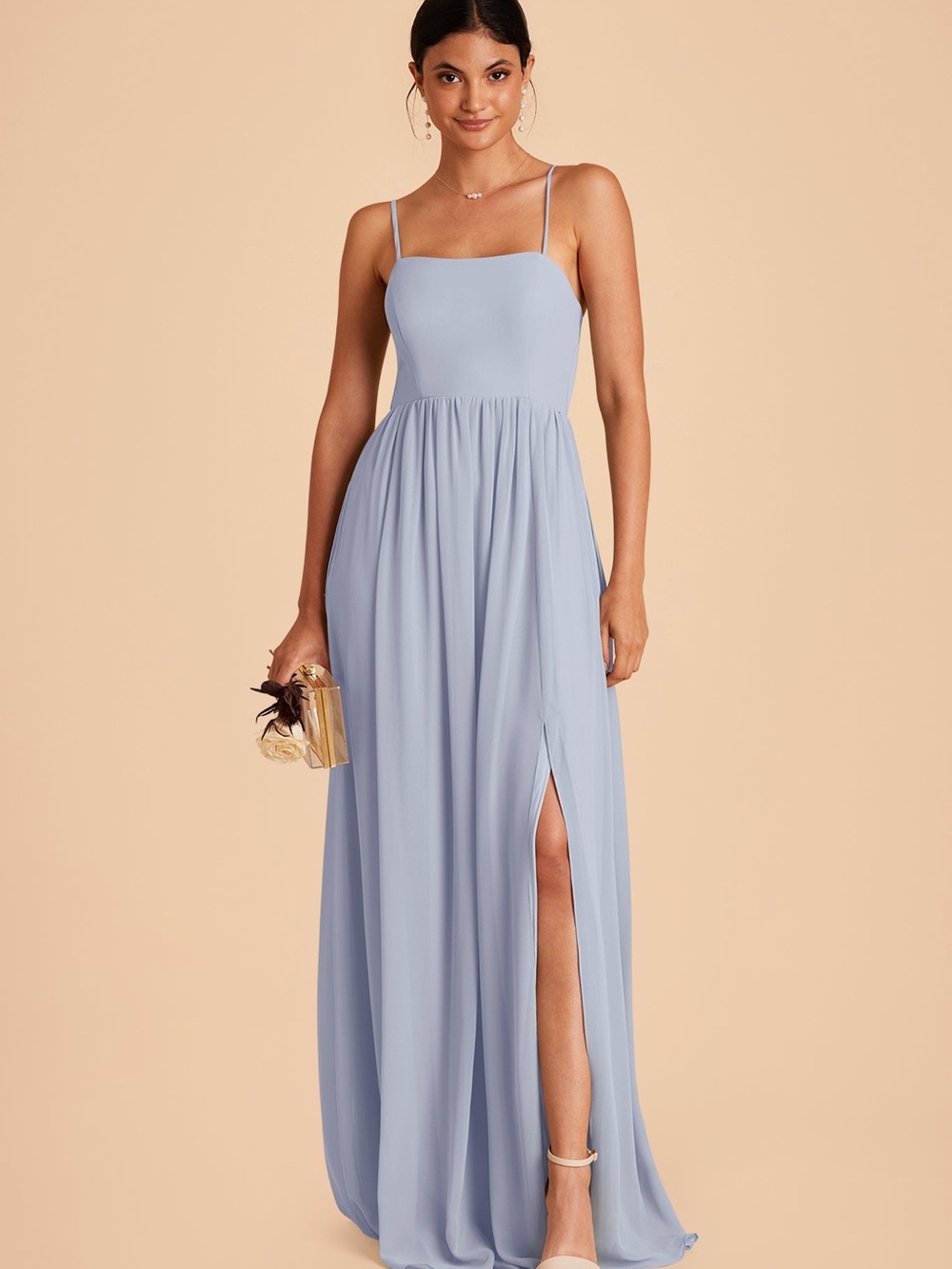Birdy Grey Dusty Blue August Convertible Maxi Dress